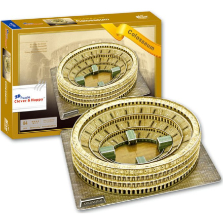 CLEVER&HAPPY 3D puzzle Koloseum 84 dílků 156810