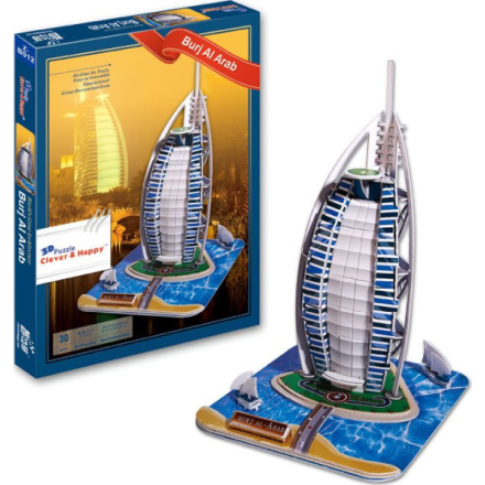 CLEVER&HAPPY 3D puzzle Burj Al Arab 30 dílků 156815