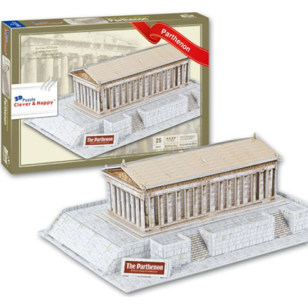 CLEVER&HAPPY 3D puzzle Parthenon, Řecko 25 dílků 156821