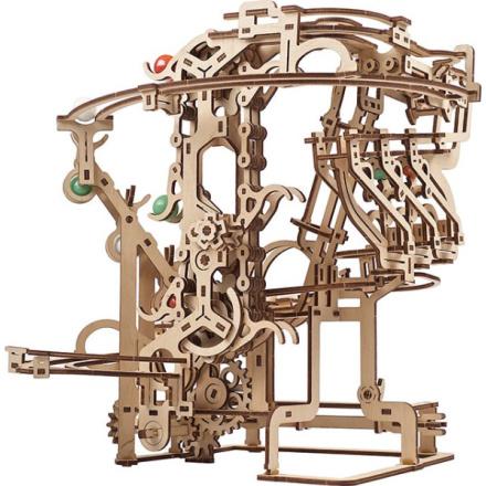 UGEARS 3D puzzle Kuličková dráha Marble Run: Chain Hoist 400 dílků 156835