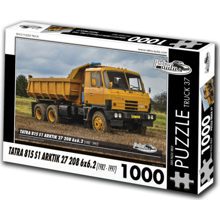 RETRO-AUTA Puzzle TRUCK č.37 Tatra 815 S1 Arktik 27 208 6x6.2 (1982 - 1997) 1000 dílků 157741