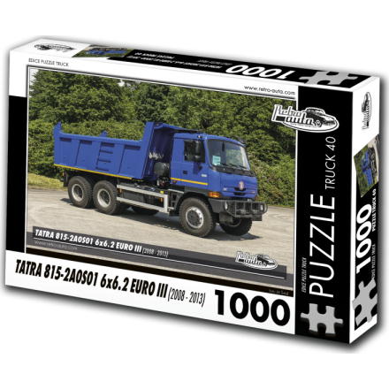 RETRO-AUTA Puzzle TRUCK č.40 Tatra 815-2A0S01 6x6.2 EURO III (2008 - 2013) 1000 dílků 157744