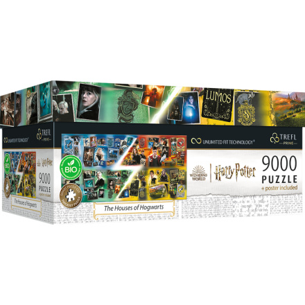 TREFL Puzzle UFT Harry Potter: Bradavické koleje 9000 dílků 158184