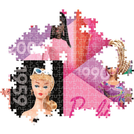 CLEMENTONI Puzzle 65 let Barbie 1000 dílků 158249