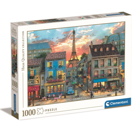 CLEMENTONI Puzzle Ulice Paříže 1000 dílků 158264