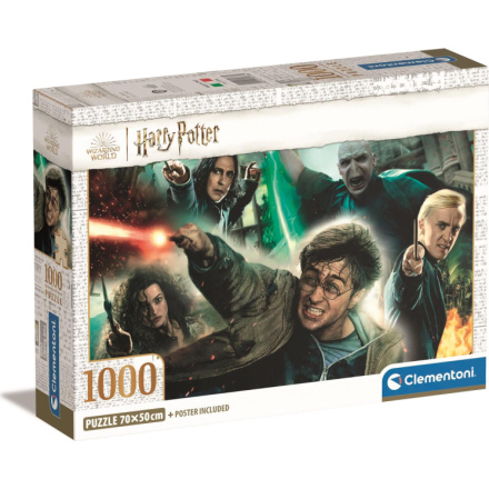 CLEMENTONI Puzzle Harry Potter: Kouzla 1000 dílků 158272