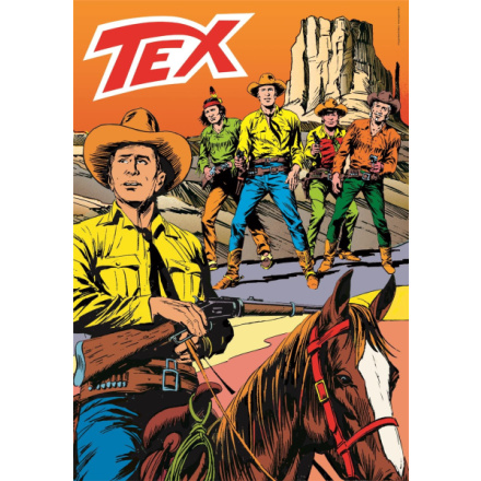 CLEMENTONI Puzzle Tex: Na starém západě 1000 dílků 158277