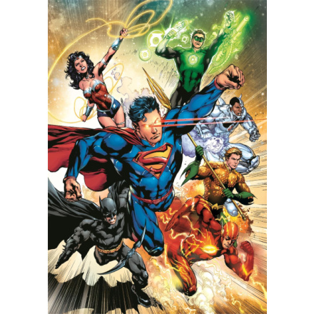 CLEMENTONI Puzzle DC Comics: Liga Spravedlnosti 500 dílků 158326