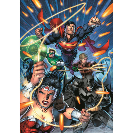 CLEMENTONI Puzzle DC Comics: Liga Spravedlnosti 300 dílků 158328