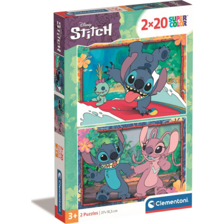 CLEMENTONI Puzzle Stitch 2x20 dílků 158342