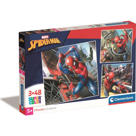 CLEMENTONI Puzzle Spiderman 3x48 dílků 158362