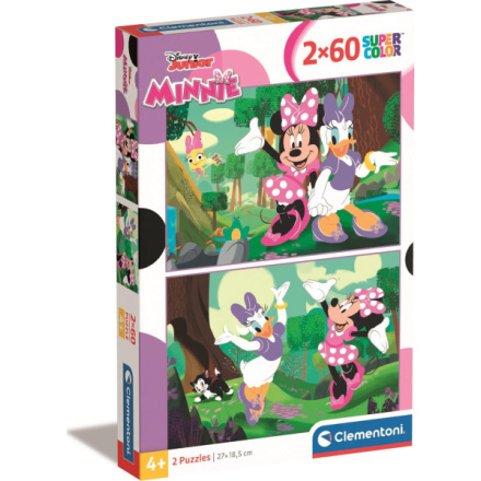 CLEMENTONI Puzzle Minnie 2x60 dílků 158594