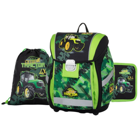 OXYBAG Školní set 3ks Premium Light Traktor 158944