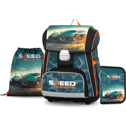 OXYBAG Školní set 3ks Premium Auto 159352