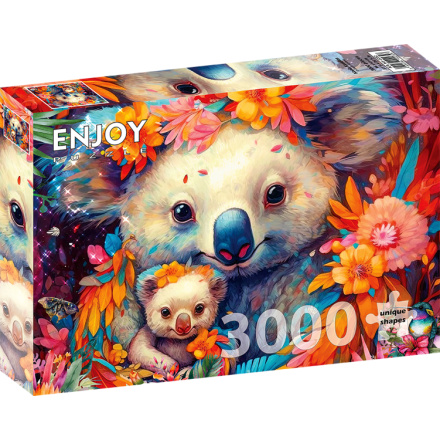 ENJOY Puzzle Mazlení s koalou 3000 dílků 159454