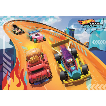 CLEMENTONI Puzzle Hot Wheels MAXI 24 dílků 159484