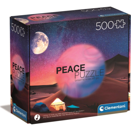 CLEMENTONI Peace puzzle: Hvězdná noc 500 dílků 159492