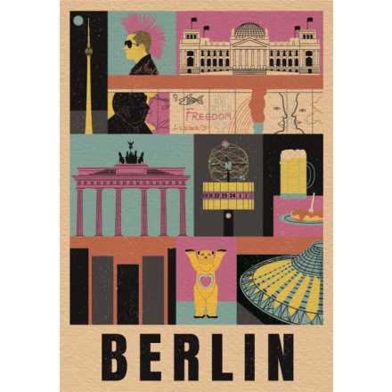CLEMENTONI Puzzle Style in the City: Berlín 1000 dílků 159511
