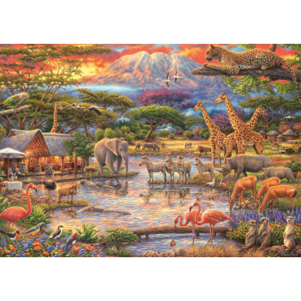 SCHMIDT Puzzle Ráj pod Kilimandžárem 500 dílků 159557