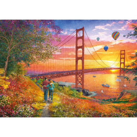 SCHMIDT Puzzle Procházka k mostu Golden Gate 2000 dílků 159558