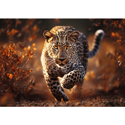 TREFL Puzzle Premium Plus Photo Odyssey: Divoký leopard 1000 dílků 159685