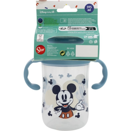 STOR Dětský trénovací hrneček 395 ml Mickey Mouse 159802