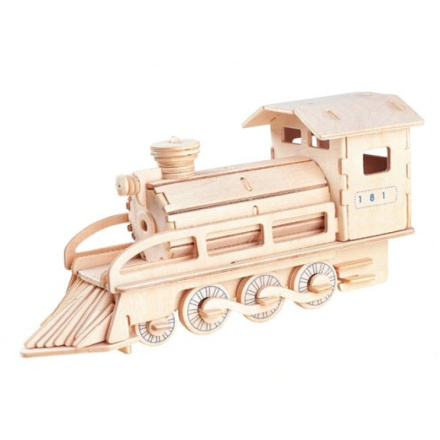 WOODEN TOY , WCK 3D puzzle Parní lokomotiva 2029