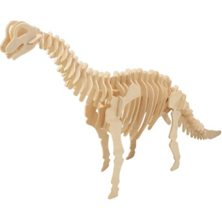 WOODEN TOY , WCK 3D puzzle Brachiosaurus 2045