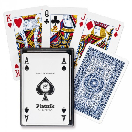 Poker,Bridž - Plastové karty v krabičce 20569