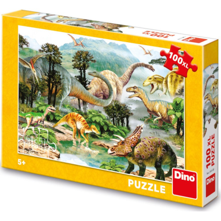Puzzle Dinosauři XL 100 dílků 2105