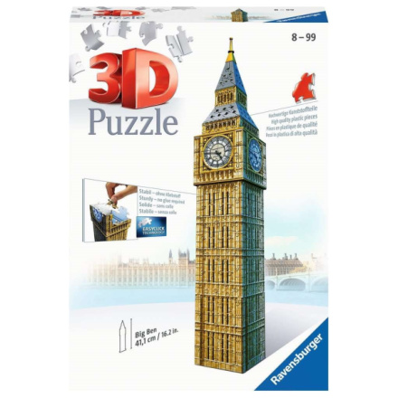 RAVENSBURGER 3D puzzle Big Ben, Londýn 216 dílků 2604