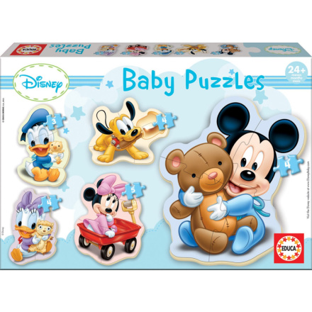 EDUCA Baby puzzle Miminka Disney 5v1 (3-5 dílků) 2845
