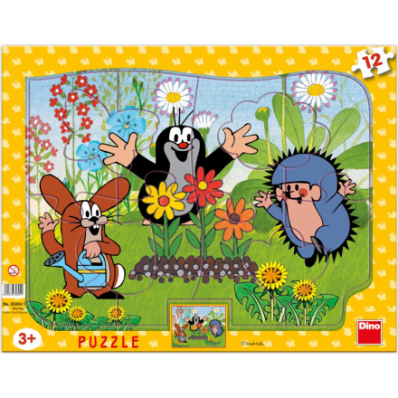 DINO Puzzle Krtek zahradníkem 12 dílků 4653