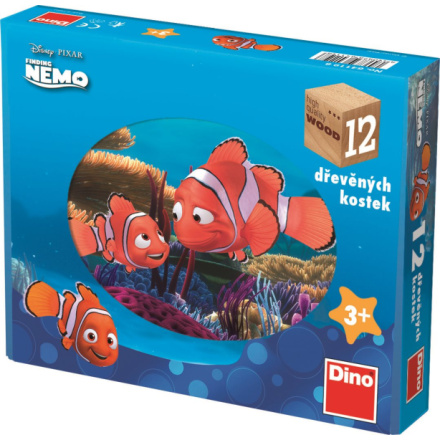 DINO Obrázkové kostky Hledá se Nemo, 12 kostek 5294