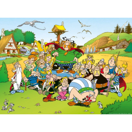 RAVENSBURGER Puzzle Asterix a Obelix: Vesnička 500 dílků 5441