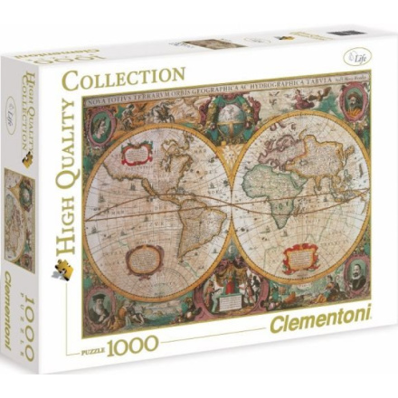 CLEMENTONI Puzzle Historická mapa 1000 dílků 5948