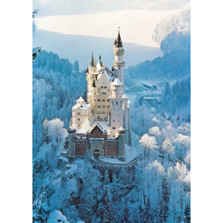 RAVENSBURGER Puzzle Zimní Neuschwanstein 1500 dílků 6423