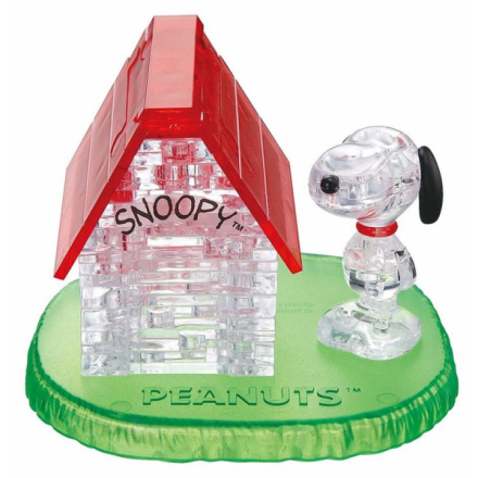 HCM KINZEL 3D Crystal puzzle Snoopy a domek 50 dílků 6597