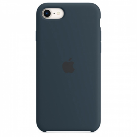APPLE iPhone SE Silicone Case - Abyss Blue, MN6F3ZM/A