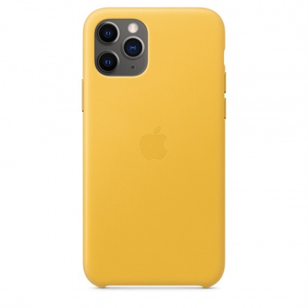 Apple iPhone 11 Pro Leather Case - Meyer Lemon, MWYA2ZM/A