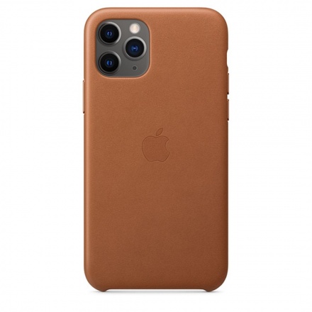 Apple iPhone 11 Pro Leather Case - Saddle Brown, MWYD2ZM/A