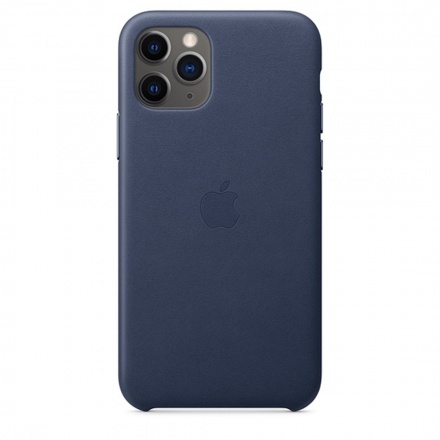 Apple iPhone 11 Pro Leather Case - Midnight Blue, MWYG2ZM/A