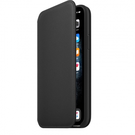 APPLE iPhone 11 Pro Leather Folio - Black, MX062ZM/A