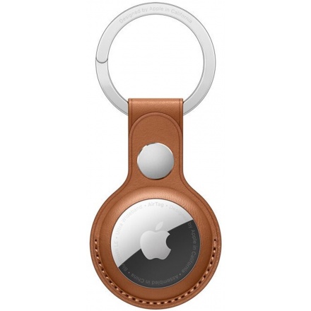 APPLE AirTag Leather Key Ring - Saddle Brown / SK, MX4M2ZM/A