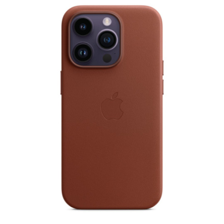 APPLE iPhone 14 Pro Max Leather Case with MS - Umber, MPPQ3ZM/A