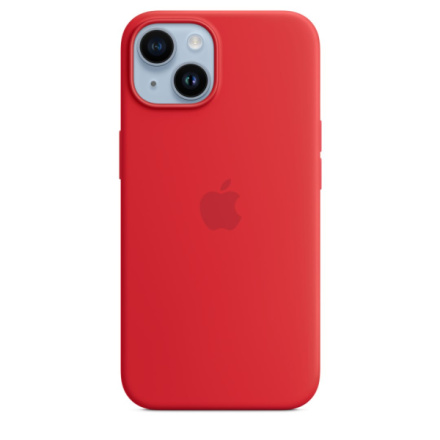 APPLE iPhone 14 Silicone Case with MS - (PRODUCT)RED, MPRW3ZM/A