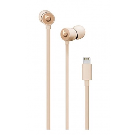 Apple urBeats3 Earphones Lightning - Satin Gold, MUHW2EE/A