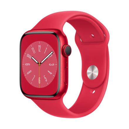 Apple Watch S8 Cell/45mm/PRODUCT RED/Sport Band/PRODUCT RED, MNKA3CS/A