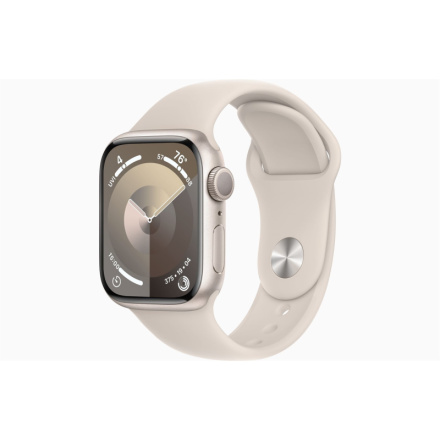Apple Watch S9/41mm/Starlight/Sport Band/Starlight/-M/L, MR8U3QC/A