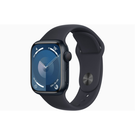 Apple Watch S9/41mm/Midnight/Sport Band/Midnight/-M/L, MR8X3QC/A